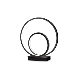 Επιτραπέζιο Φωτιστικό Oz 342504 On-Off 4000K 2800lm 28x8x31cm Black Ideal Lux