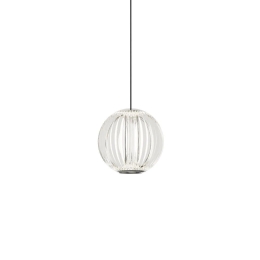Φωτιστικό Οροφής Κρεμαστό Diamond 343457 3000K 470lm 11x230cm Clear Ideal Lux