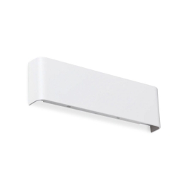 Φωτιστικό Τοίχου Delta 345161 D030 30x3,5x9cm 4000K 1150lm White Ideal Lux
