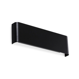 Φωτιστικό Τοίχου Delta 345178 D030 30x3,5x9cm 4000K 1150lm Black Ideal Lux