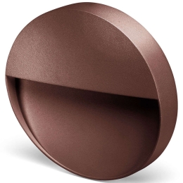 Φωτιστικό Τοίχου - Απλίκα Bilba BILBAO6CR Φ15,9x3,2cm Led 580lm 6W 4000K Corten Bot Lighting