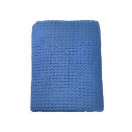 Κουβερλί - Κουβέρτα Atlante 723592 Blue Bassetti Υπέρδιπλo 260x260cm 100% Βαμβάκι