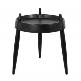 Τραπεζάκι Βοηθητικό Liola ZLS0005 40x47cm Black Zafferano