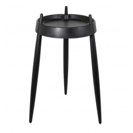 Τραπεζάκι Βοηθητικό Liola ZLS0105 40x67cm Black Zafferano