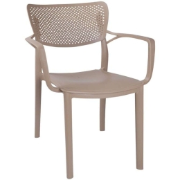 Πολυθρόνα Bellini 824-123-010 54,5x53x84cm Cappuccino