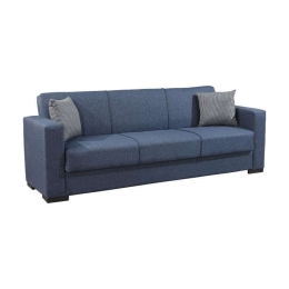 Καναπές-Κρεβάτι Τριθέσιος New Gracia 828-122-121 222x89x84cm Blue