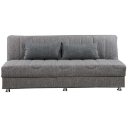 Καναπές - Κρεβάτι Τριθέσιος New Tiger 828-122-126 190x85x83cm Grey