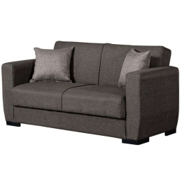 Καναπές Διθέσιος New Dolce 828-122-135 168x85x85cm Dark Grey