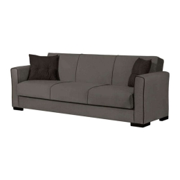 Καναπές - Κρεβάτι Τριθέσιος New Emily 828-122-138 222x85x83cm Grey