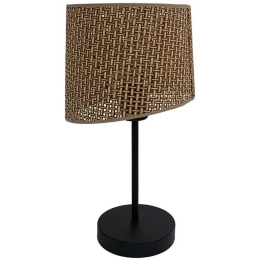 Φωτιστικό Επιτραπέζιο 835-124-293 20x49cm 1xΕ27 60W Black-Brown