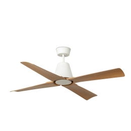 Ανεμιστήρας Οροφής Typhoon DC 34105 D130cm IP44 White-Natural Faro Barcelona