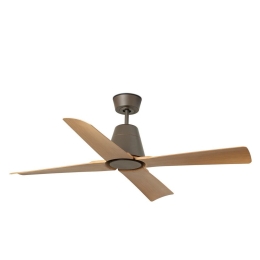 Ανεμιστήρας Οροφής Typhoon DC 34106 D130cm IP44 Brown-Natural Faro Barcelona