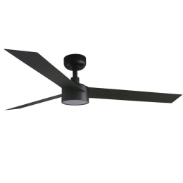 Ανεμιστήρας Οροφής Cruiser L 34291-1TW 20W LED CCT DIM 806lm D132cm Black Faro Barcelona