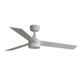 Ανεμιστήρας Οροφής Rudder S 34295-1TW LED 20W CCT DIM D106cm White-Ash Wood Faro Barcelona