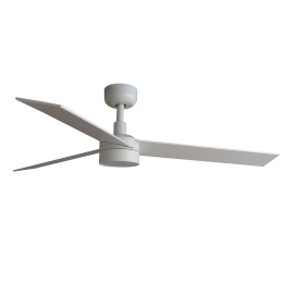 Ανεμιστήρας Οροφής Rudder L 34297-1TW D132cm LED 20W CCT DIM White-Ash Wood Faro Barcelona