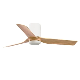 Ανεμιστήρας Οροφής Mini Punt Tub S 33833 D90cm White-Natural Faro Barcelona
