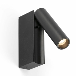 Φωτιστικό Τοίχου - Reader Cronos 62751 LED 4W 2700K CRI90 3x12,1cm Black Faro Barcelona