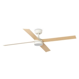 Ανεμιστήρας Οροφής Rudder 4 S 34355-1TW D132cm 20W LED CCT DIM White Faro Barcelona