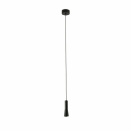 Φωτιστικό Οροφής Κρεμαστό Nina 22023 LED 4W 2700K 4x13cm Black Faro Barcelona