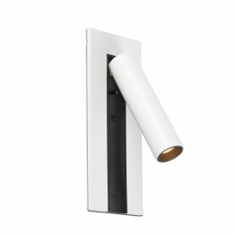 Φωτιστικό Τοίχου - Reader Gabo USB 62756 LED 4W 2700K 394lm 8x18 White Faro Barcelona