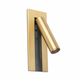 Φωτιστικό Τοίχου - Reader Gabo USB 62758 LED 4W 2700K 394lm 8x18 Bronze Faro Barcelona