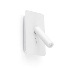Φωτιστικό Τοίχου - Reader Suau Reader 62117N LED 3W 3000K 190lm USB C 9,5x17cm White Faro Barcelona