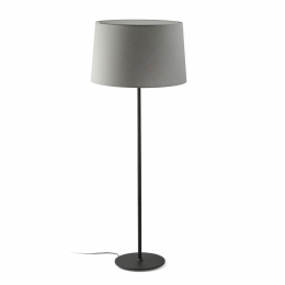 Φωτιστικό Δαπέδου Windsor 20227-131 1xE27 64x160cm Black-Grey Faro Barcelona
