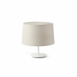 Φωτιστικό Επιτραπέζιο Windsor 20226-151 1xE27 43,5x51cm White-Linen Faro Barcelona