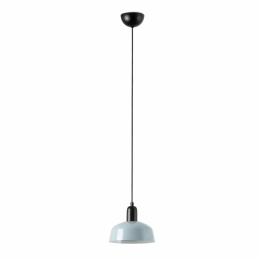 Φωτιστικό Οροφής Κρεμαστό Tatawin Metal S 20339-142 1xE27 18,4x200cm Black-Greyish Blue Faro Barcelona