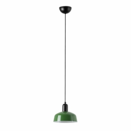 Φωτιστικό Οροφής Κρεμαστό Tatawin Metal S 20339-144 1xE27 18,4x200cm Black-Green Faro Barcelona