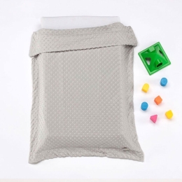 Κουβέρτα Βρεφική Copitos Grey Mora Αγκαλιάς 80x110cm Πολυέστερ