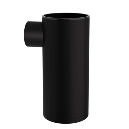 Ποτηροθήκη Επιτοίχια 86-403 6x12cm Matte Black Pam&Co Ορείχαλκος