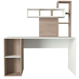 Γραφείο Coral 731WAT3812 140x60x153,8cm White-Cordoba