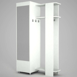 Έπιπλο Εισόδου Antre 745DCD4001 105x47,2x185cm White Μοριοσανίδα, Μελαμίνη