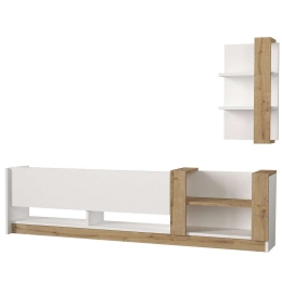 Σύνθεση Τηλεόρασης Kazablanka 756FRN3053 182x29,5x45cm White-Oak