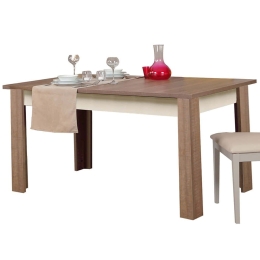 Τραπέζι Επεκτεινόμενο Bois 801CMY2910 78/170x90x150cm Dark Oak Μοριοσανίδα, Μελαμίνη