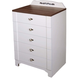 Συρταριέρα Gazel 801CMY3405 65x46x102cm White