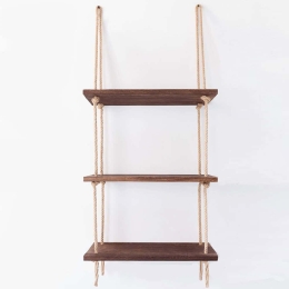 Ραφιέρα Τοίχου 792EVL1808 40x14x110cm Walnut