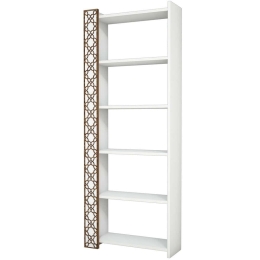 Βιβλιοθήκη City 845HCT3605 64,6x24,2x170cm White