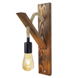 Φωτιστικό Τοίχου - Απλίκα Ahsap 806ALD1467 23x45x9cm E27 40W Walnut Opviq