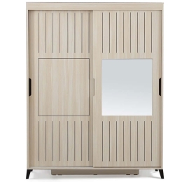 Ντουλάπα Δίφυλλη Pasific Home Fuga 801CMY3431 140x60x216cm Oak Δίφυλλη