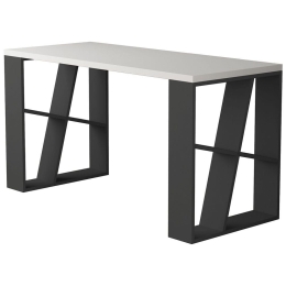Γραφείο Honey 855DTE3814 140x60x75cm White-Anthracite
