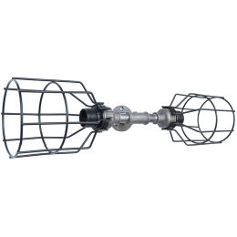 Φωτιστικό Τοίχου - Απλίκα 791EVL2521 54x17x17cm 2xE27 Silver-Black Opviq