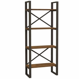 Ραφιέρα Δαπέδου Alaro 835PUQ3625 66x32x150cm Walnut