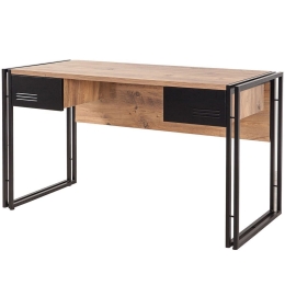 Γραφείο Cosmo Siesta 863SPH3801 139x60x75cm Black-Pine