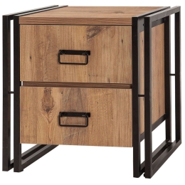 Κομοδίνο Cosmo 863SPH3501 52x40x55cm Pine-Black