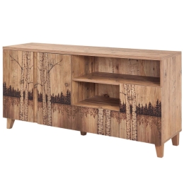 Έπιπλο Τηλεόρασης Marina Mila 863SPH3922 160x45x76cm Pine