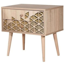 Κομοδίνο Two 863SPH3502 60x40x61cm Oak-Sonoma