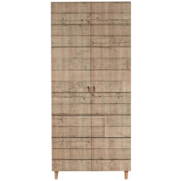 Ντουλάπα Δίφυλλη Stil 863SPH4206 90x52x192cm Oak Δίφυλλη
