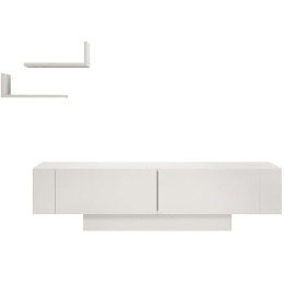 Σύνθεση Τηλεόρασης Matera 875ZNA3001 150x31,5x41,6cm White
